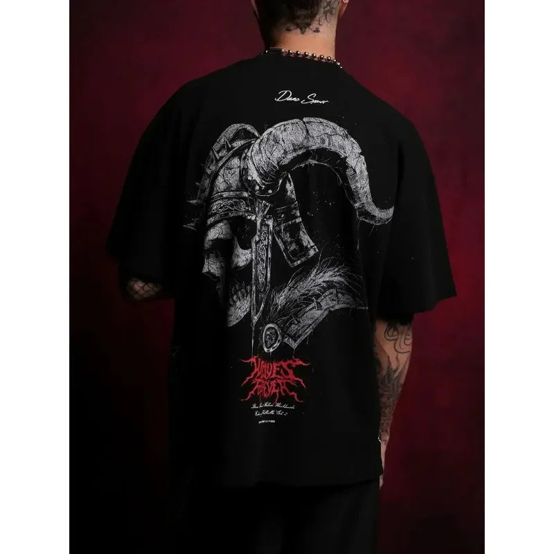 Playera Oversize Estilo Dark para Gym y Street – Diseños Exclusivos