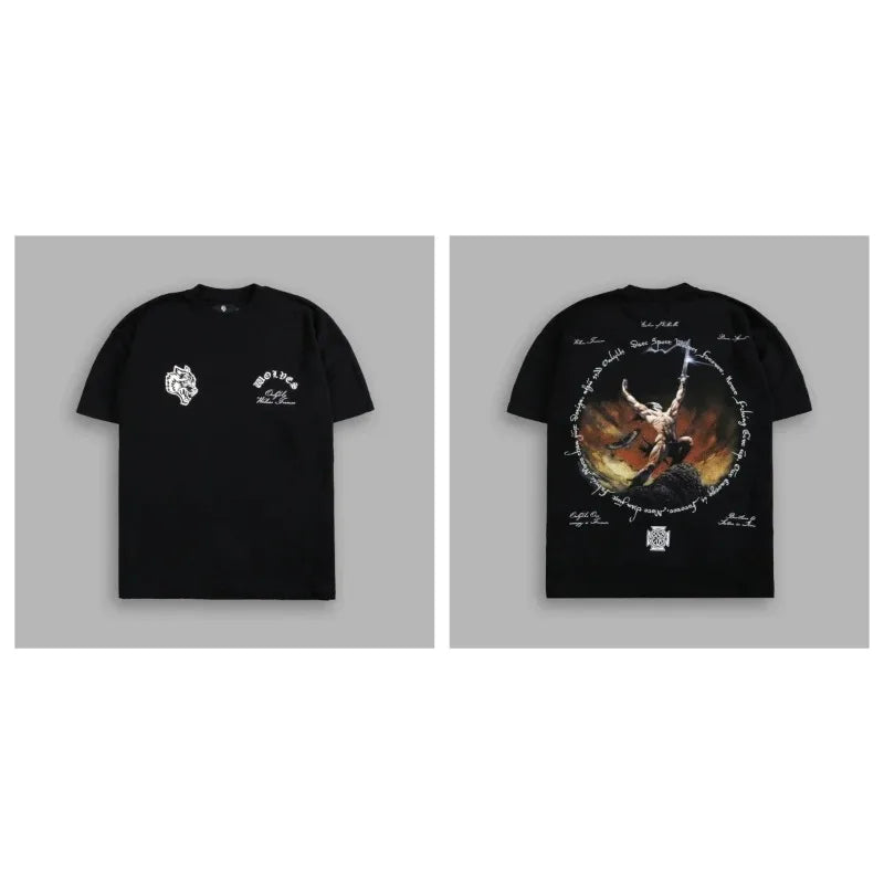 Playera Oversize Estilo Dark para Gym y Street – Diseños Exclusivos