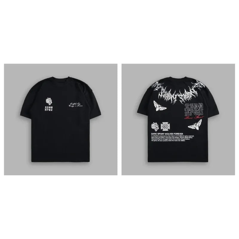 Playera Oversize Estilo Dark para Gym y Street – Diseños Exclusivos